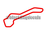 Pittsburgh Race Complex track map sticker