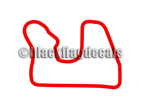 Blackhawk Farms Raceway track sticker