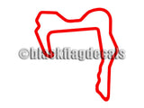 Buttonwillow track decal #1
