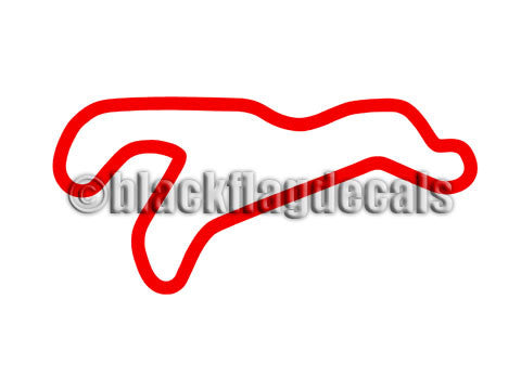 GrandSport Speedway Mako track map sticker