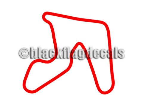 Hallett Motor Racing track map