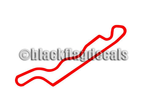 NOLA Motorsports track map sticker – Black Flag Decals