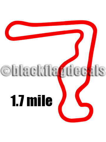 Summit Point Motorsports park track map sticker Jefferson Shenandoah ...