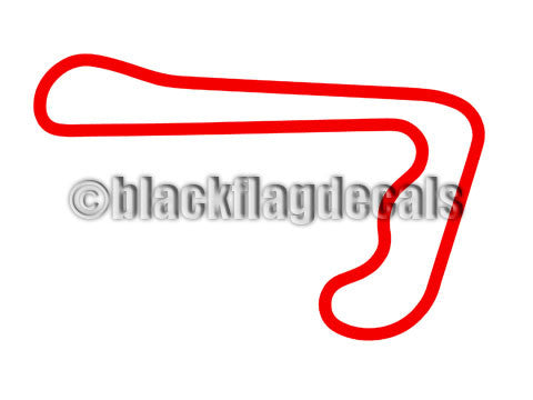 Summit Point Motorsports park track map sticker Jefferson Shenandoah ...