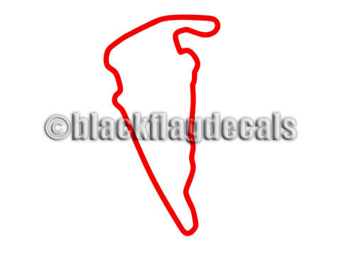 VIR track map sticker – Black Flag Decals