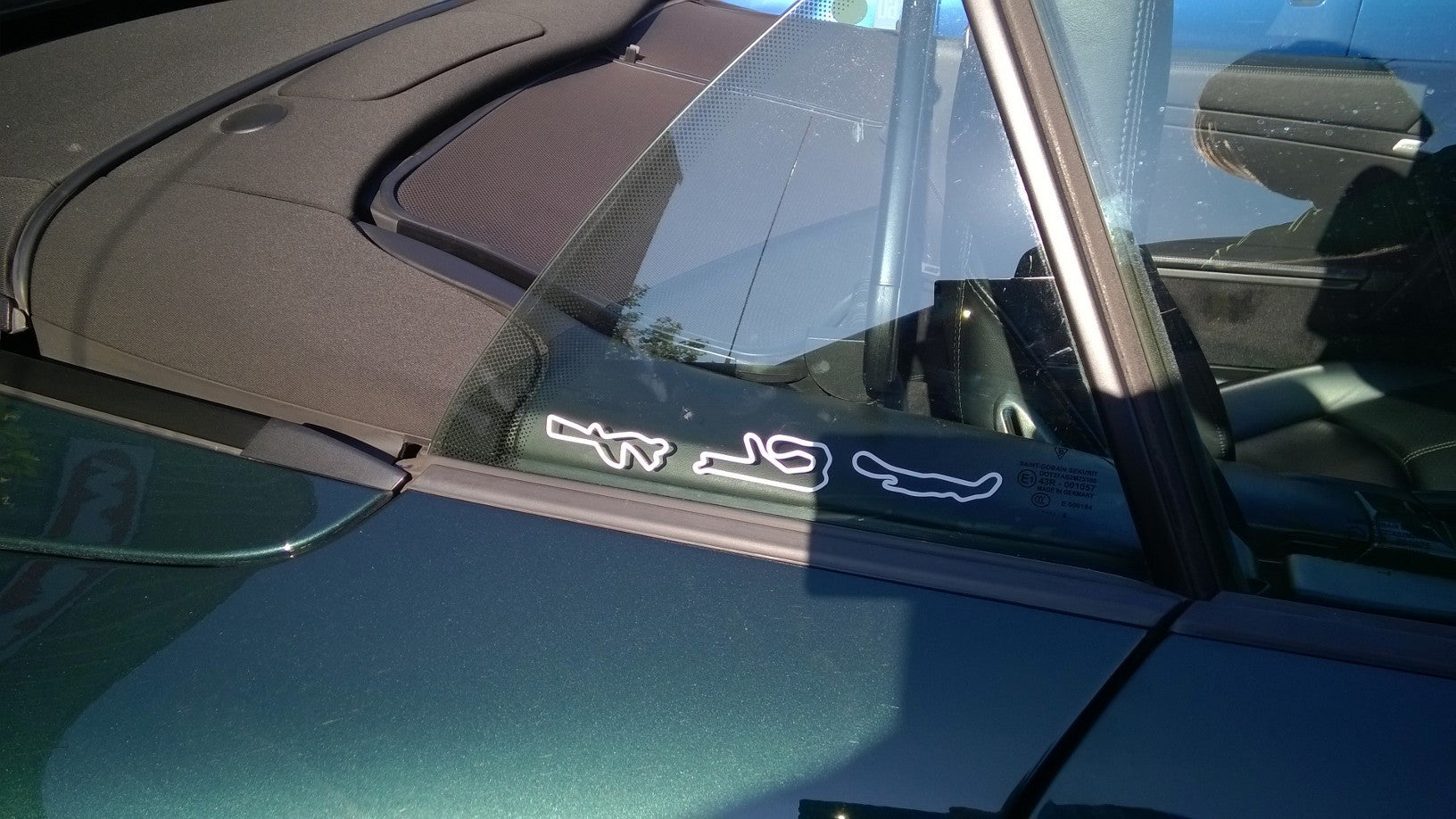 Ridge Motorsports track decal map outline road course tracks maps ...